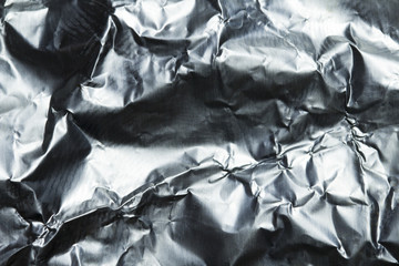 texture of crumpled foil