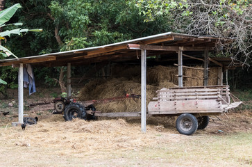 Fototapeta premium Traditional Thai farm truck.