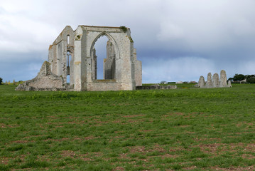 Fototapeta na wymiar Abbaye Notre-Dame-de-Ré