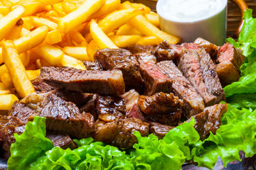 Picanha with fries