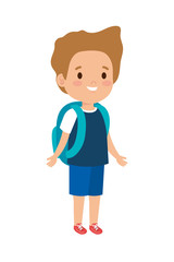 little boy kid character