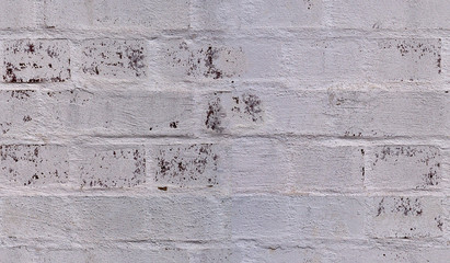 white painted brick wall as seamless pattern