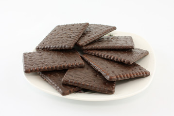 Chocolate covered cookies