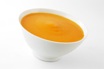 bowl of pumpkin soup