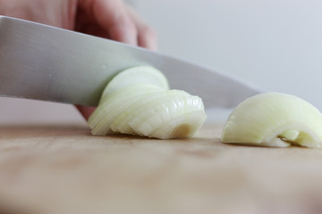 Fototapeta na wymiar Sliced Onion