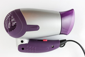 hair dryer isolated on white background