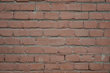 Background of red brick wall pattern texture. Great for graffiti inscriptions.