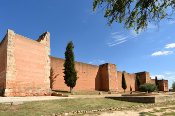 Arab wall of  Niebla, Huelva province, Andalucia, Spain
