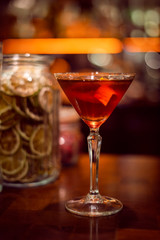 cocktail in the bar