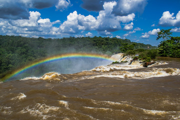 paisaje de las cataratas de Iguazú