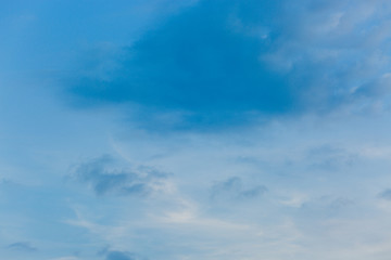 Obraz premium blue sky with white clouds