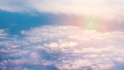 Obraz premium sky abstract background, beautiful cloudscape, on the heaven