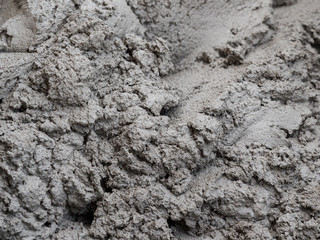 Texture of mixed cement