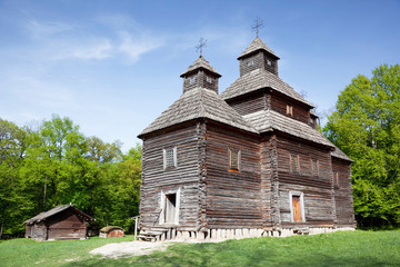 Ethnographic Museum of architecture and life in Pirogovo, Kiev. Church of 1784