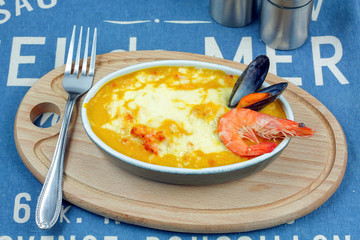 cassolette de fruits de mer