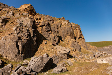 Abandoned quarry in the UK
