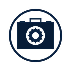 Business bag icon