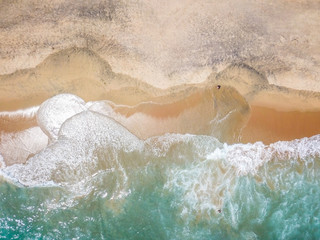 Fototapeta na wymiar Vistas aéreas del mar 