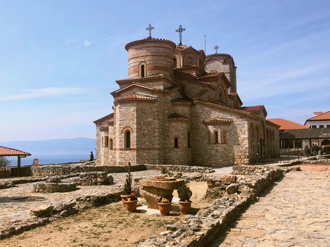 view of church ohrid macedonia 