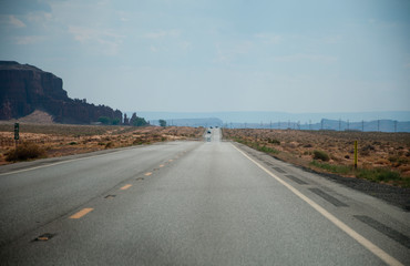 Highway in american desert