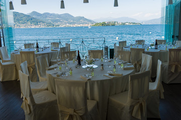 Hochzeit in Italien vor Traum Kullise