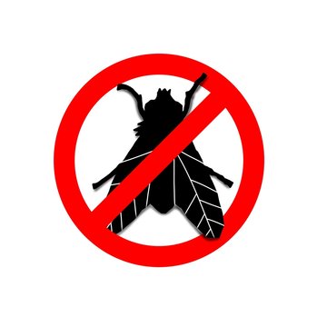 Sign Against Flies