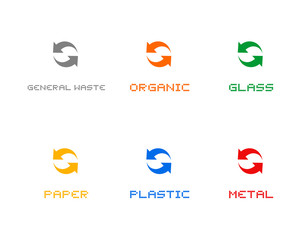 recycle color symbols