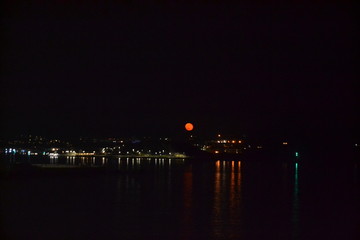 Obraz premium Pink moon
