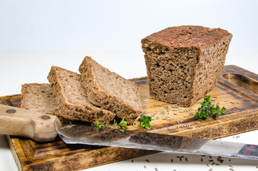 homemade bread with spices