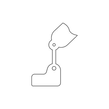 recommend clip art: medical handicap prosthesis outline icon. Signs and symbols can be used for web, logo, mobile app, UI, UX
