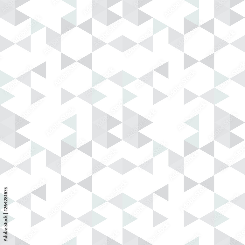 Poster triangles seamless pattern . vector geometric background.