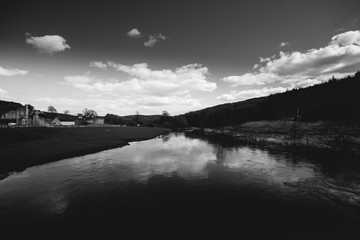 Fototapeta premium River Derwent by Kirkham Abbey
