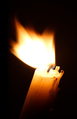 wax candle flame