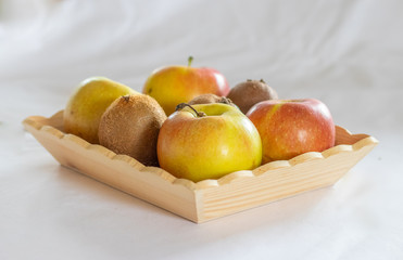 Corbeille de fruits, pommes