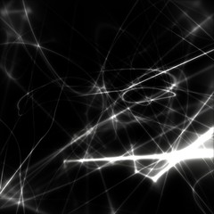 3D illustration of light grid structure. An abstract backdrop resembling an electricity storm or plasma substance. Beautiful futuristic background with pattern reminiscent of a lightning.