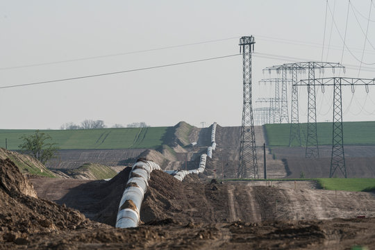 Erdgas, Pipeline, Verlegung, Rohre,