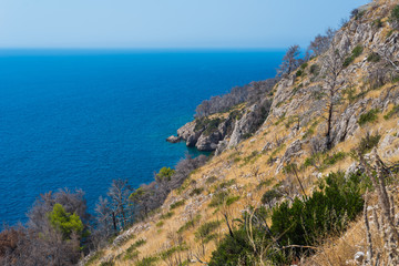 Fototapeta na wymiar beautiful Dalmatian coast, Trstenik, Dalmatia, Croatia, Peljesac peninsula