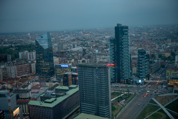 Obraz premium Milan seen from above
