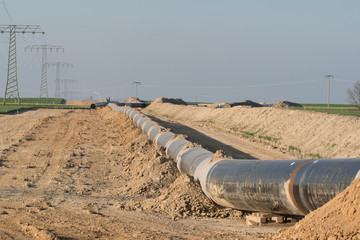 Erdgas, Pipeline, Verlegung, Rohre,