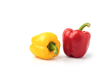 Sweet pepper on white background
