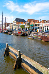 Fototapeta premium Zwolle Innenstadt und Almelose Kanaal