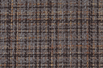 background texture gray plaid fabric. threads, pattern.