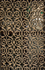 Example of art patterns on metal