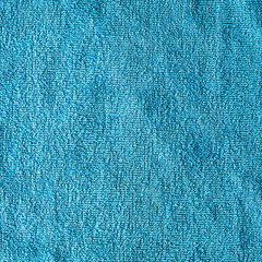 Bright blue terry background
