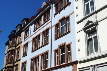 Obraz premium Altbaufassaden in Süddeutschland