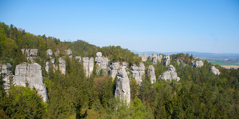 rocky formation  near Hruba Skala                            