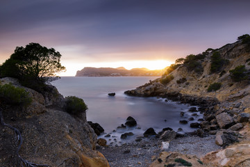 Fototapeta na wymiar Mediterranean sunset