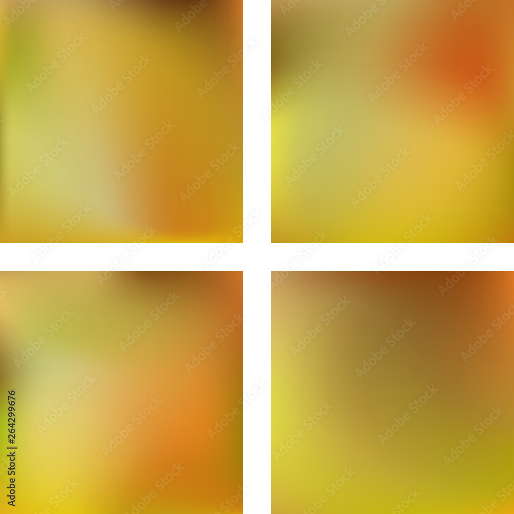Poster set with abstract blurred backgrounds. vector illustration. modern geometrical backdrop. abstract te