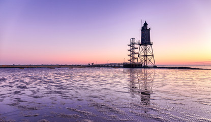 Lighthouse Overeversand near Dorum-Neufeld