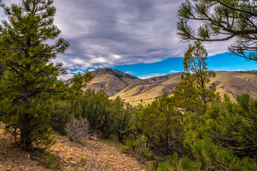 Obraz premium Beautiful Spring Hike Up Dakota Ridge in Denver, Colorado
